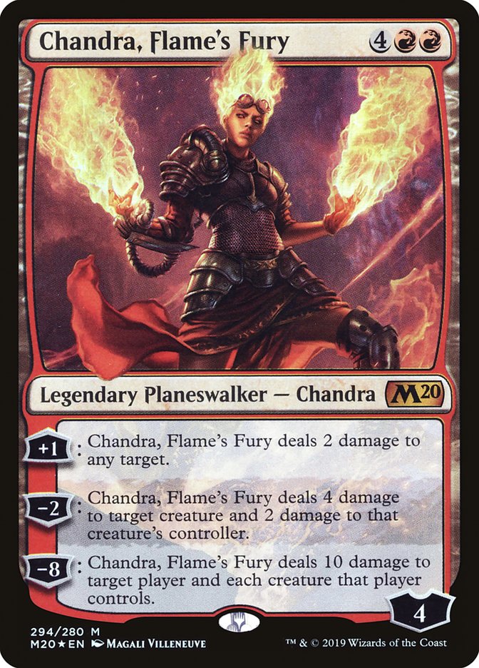 Chandra, Flame's Fury [Core Set 2020] | Grognard Games