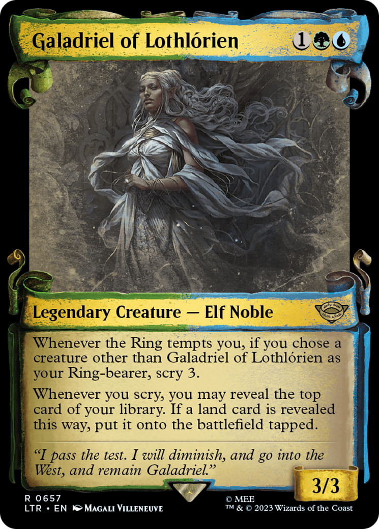 Galadriel of Lothlorien [The Lord of the Rings: Tales of Middle-Earth Showcase Scrolls] | Grognard Games