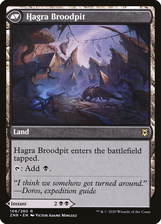 Hagra Mauling // Hagra Broodpit [Zendikar Rising] | Grognard Games