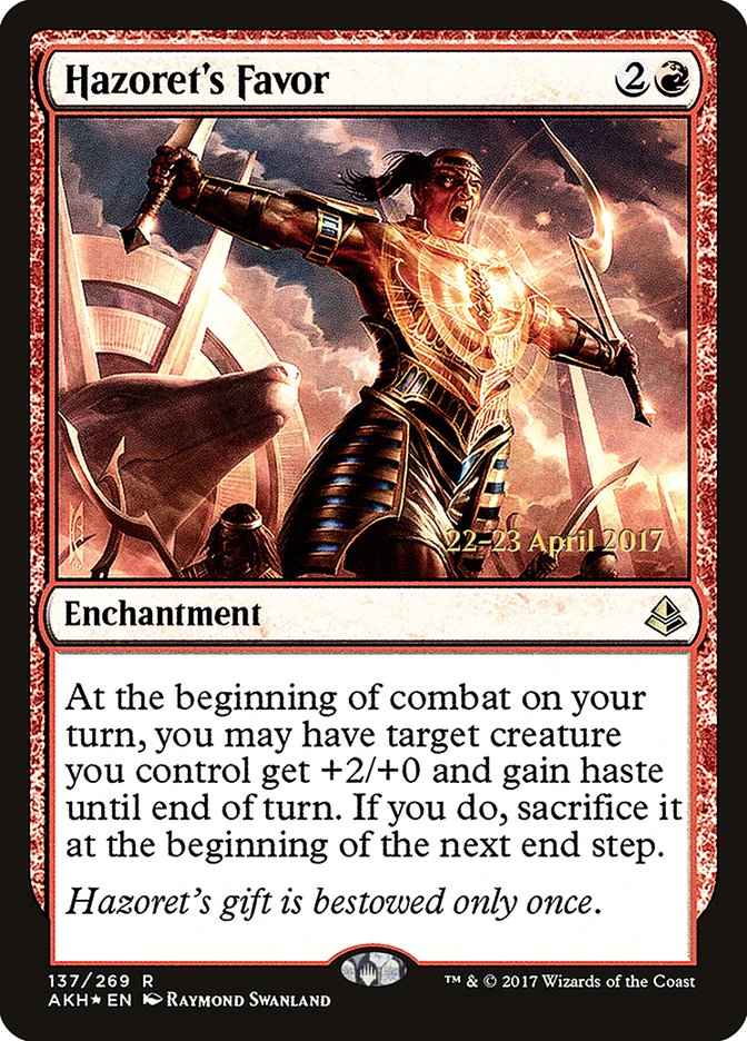 Hazoret's Favor  [Amonkhet Prerelease Promos] | Grognard Games