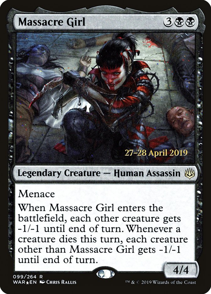 Massacre Girl  [War of the Spark Prerelease Promos] | Grognard Games