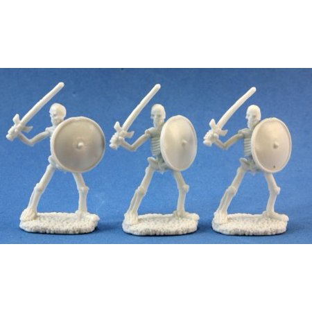 Bones 77017 Skeletal Swordsman (3) | Grognard Games