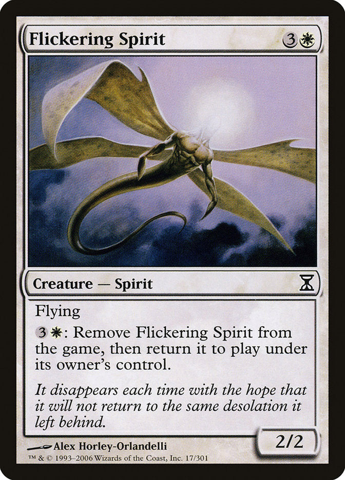 Flickering Spirit [Time Spiral] | Grognard Games