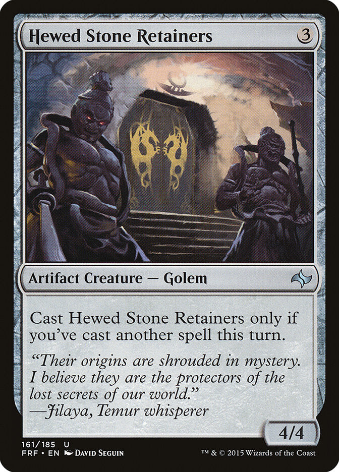 Hewed Stone Retainers [Fate Reforged] | Grognard Games