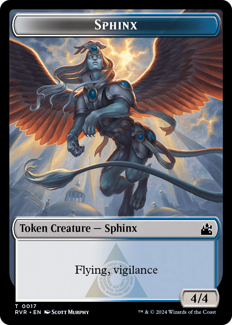 Sphinx Token [Ravnica Remastered Tokens] | Grognard Games