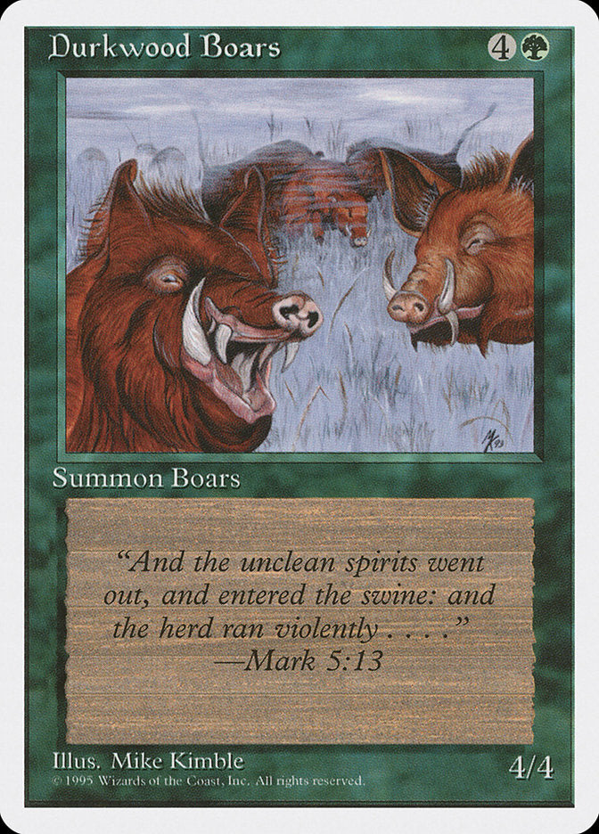 Durkwood Boars [Fourth Edition] | Grognard Games