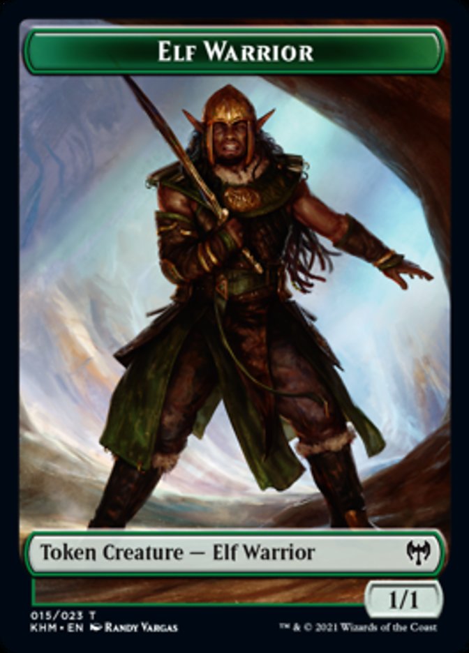 Elf Warrior [Kaldheim Tokens] | Grognard Games