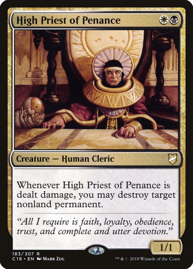 High Priest of Penance [Commander 2018] | Grognard Games