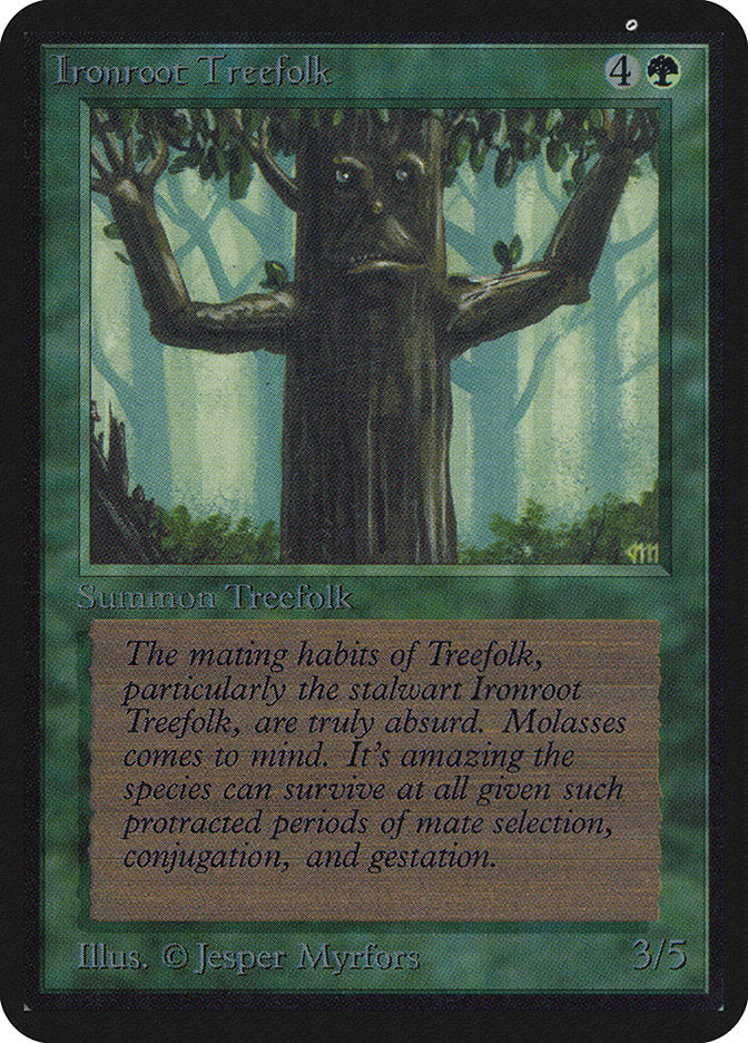 Ironroot Treefolk [Limited Edition Alpha] | Grognard Games