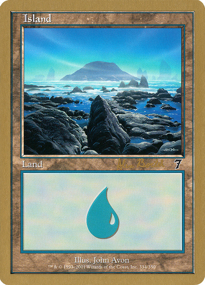 Island (ab334) (Alex Borteh) [World Championship Decks 2001] | Grognard Games