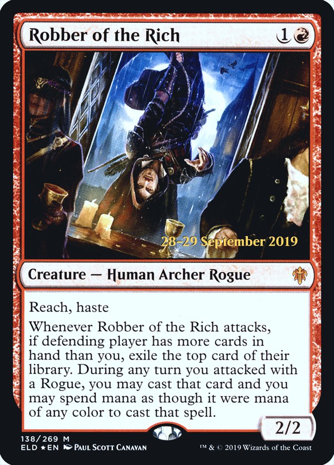 Robber of the Rich  [Throne of Eldraine Prerelease Promos] | Grognard Games