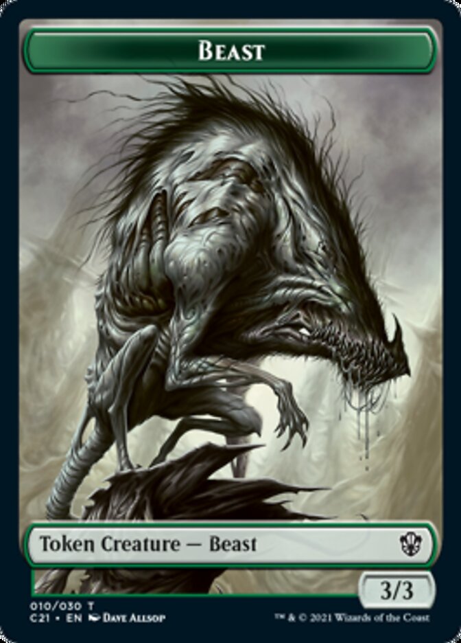 Beast (010) // Whale Token [Commander 2021 Tokens] | Grognard Games