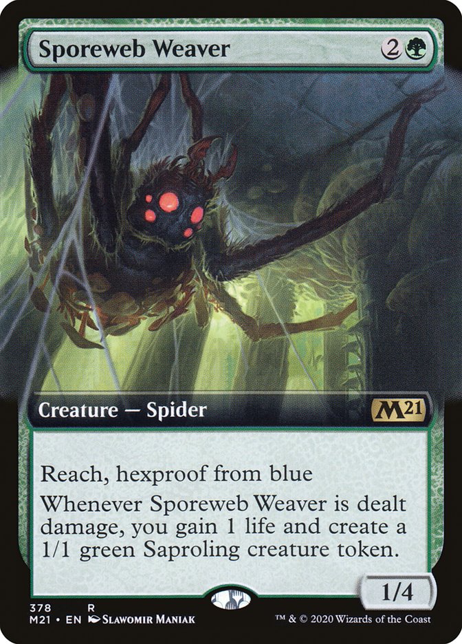 Sporeweb Weaver (Extended) [Core Set 2021] | Grognard Games