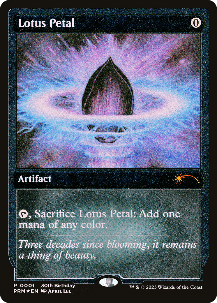 Lotus Petal (Foil Etched) [30th Anniversary Promos] | Grognard Games