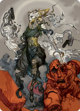 Tamiyo, Compleated Sage Art Card [Kamigawa: Neon Dynasty Art Series] | Grognard Games