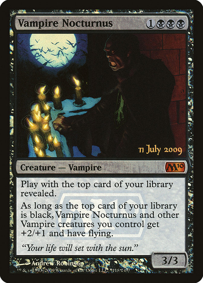 Vampire Nocturnus  [Magic 2010 Prerelease Promos] | Grognard Games