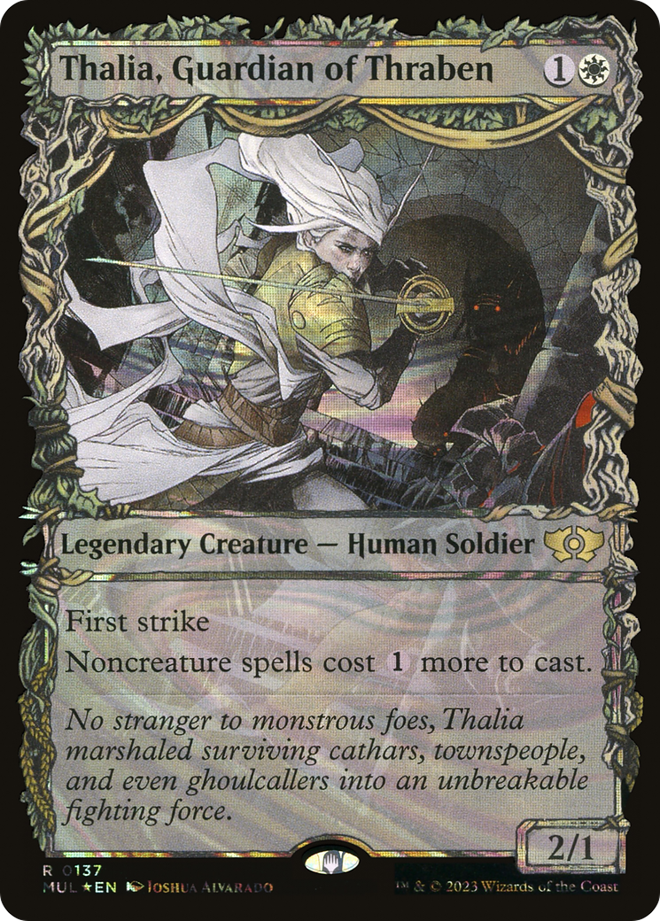 Thalia, Guardian of Thraben (Halo Foil) [Multiverse Legends] | Grognard Games