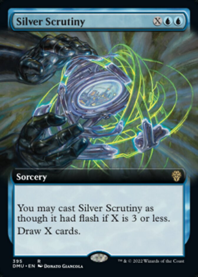 Silver Scrutiny (Extended Art) [Dominaria United] | Grognard Games