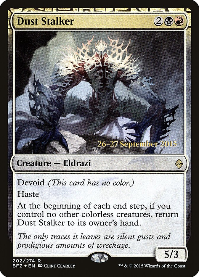 Dust Stalker  [Battle for Zendikar Prerelease Promos] | Grognard Games