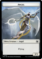 Angel (3) // Demon Double-Sided Token [March of the Machine Commander Tokens] | Grognard Games
