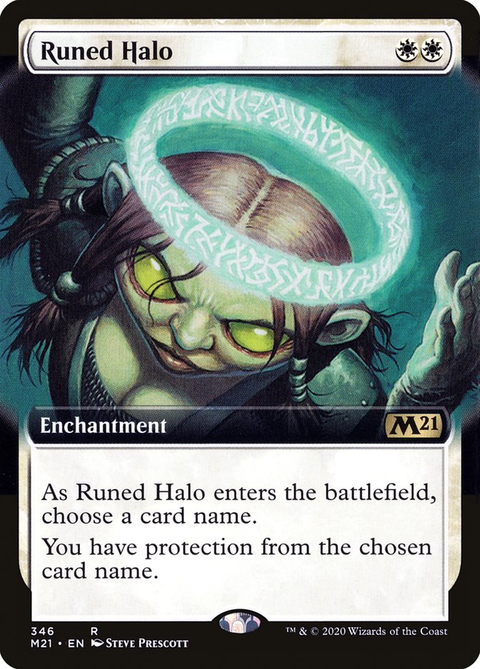 Runed Halo (Extended) [Core Set 2021] | Grognard Games