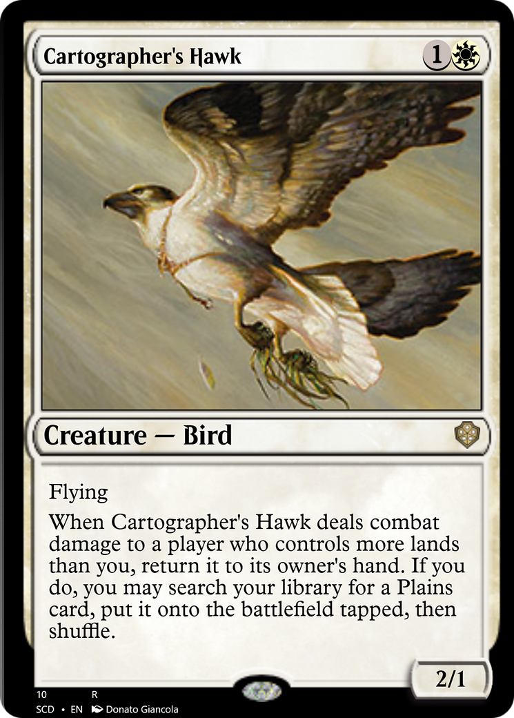 Cartographer's Hawk [Starter Commander Decks] | Grognard Games