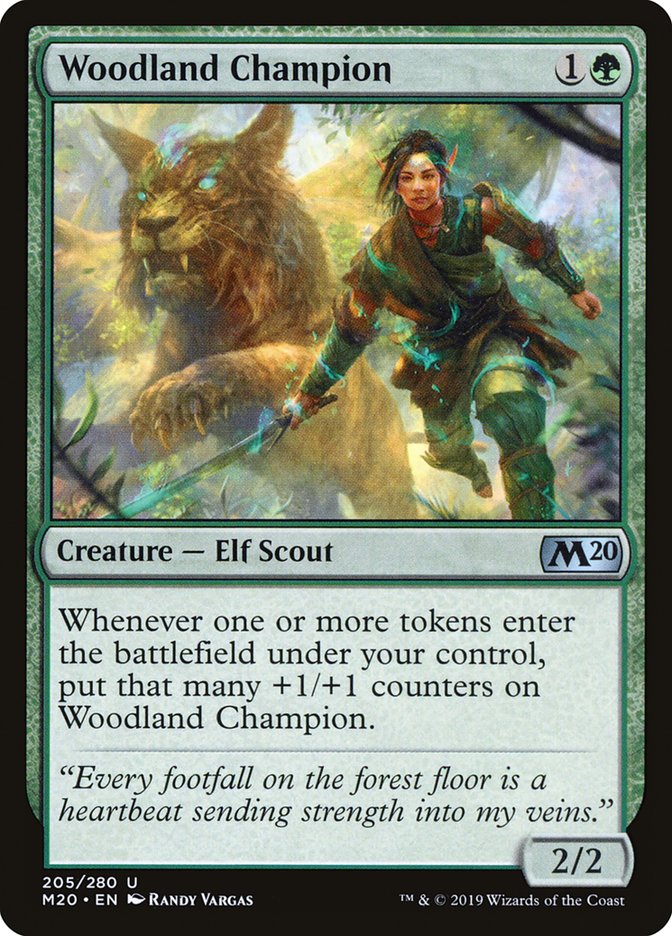 Woodland Champion [Core Set 2020] | Grognard Games