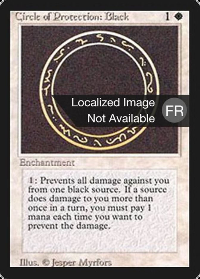 Circle of Protection: Black [Foreign Black Border] | Grognard Games