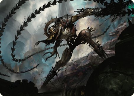 Razorlash Transmogrant Art Card [The Brothers' War Art Series] | Grognard Games