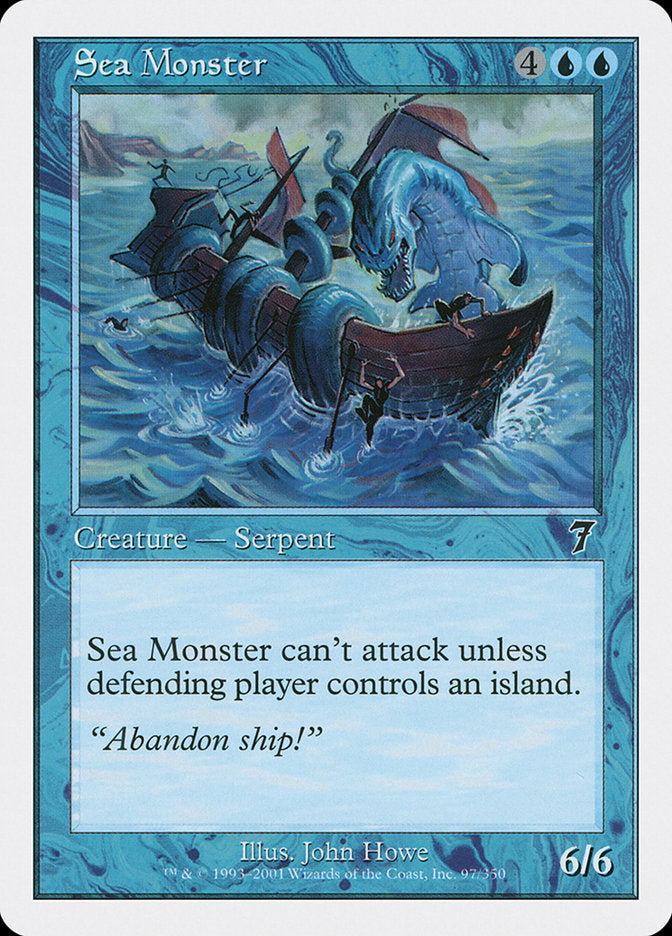 Sea Monster [Seventh Edition] | Grognard Games