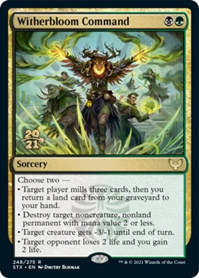 Witherbloom Command [Strixhaven: School of Mages Prerelease Promos] | Grognard Games