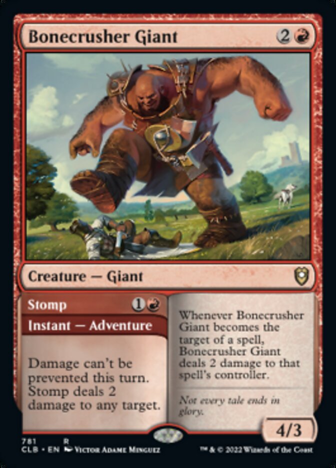 Bonecrusher Giant // Stomp [Commander Legends: Battle for Baldur's Gate] | Grognard Games