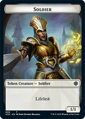 Saproling // Soldier Double-Sided Token [Starter Commander Decks] | Grognard Games