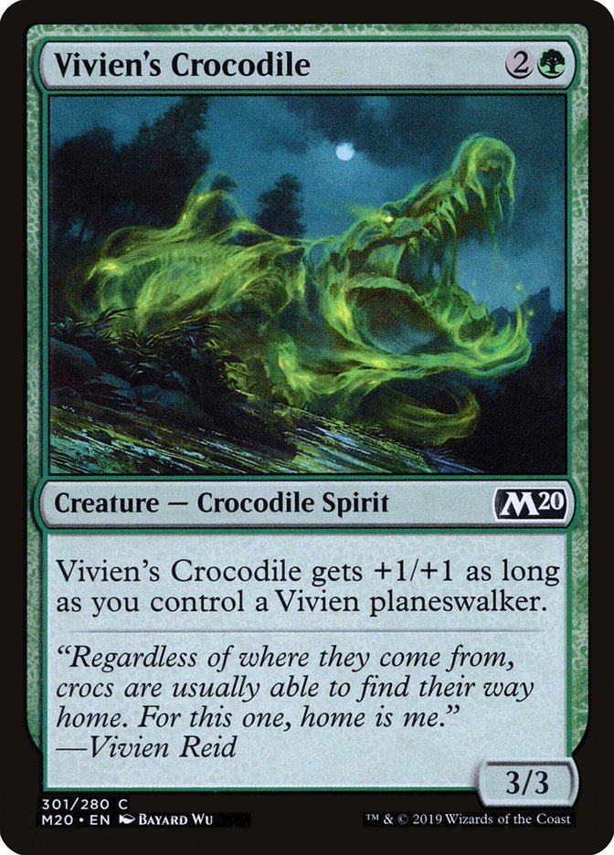 Vivien's Crocodile [Core Set 2020] | Grognard Games