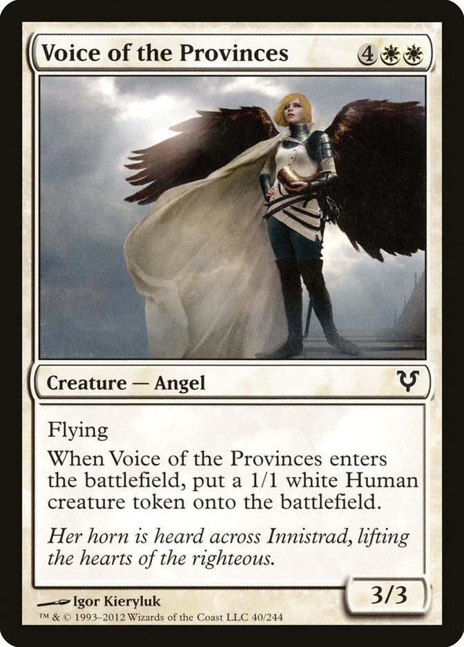 Voice of the Provinces [Avacyn Restored] | Grognard Games