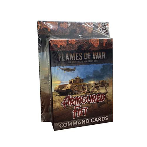 FW256-BCB Flames of War WW2: British Armoured Fist Unit and Command Cards | Grognard Games