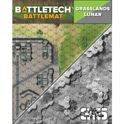 Battletech: Battlemat - Lunar/Grasslands B | Grognard Games