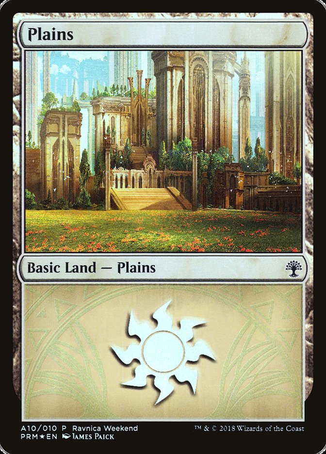 Plains (A10) [Guilds of Ravnica Ravnica Weekend] | Grognard Games