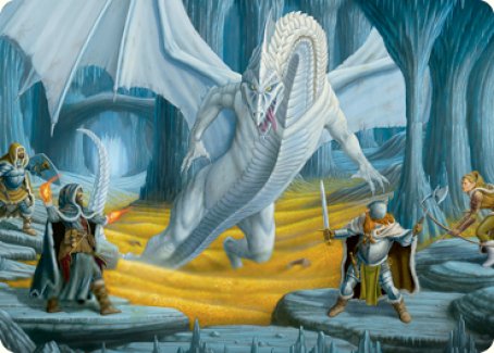 Cave of the Frost Dragon Art Card [Dungeons & Dragons: Adventures in the Forgotten Realms Art Series] | Grognard Games