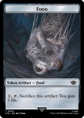 Tentacle // Food (0024) Double-Sided Token (Surge Foil) [The Lord of the Rings: Tales of Middle-Earth Tokens] | Grognard Games