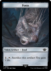 Smaug // Food (0024) Double-Sided Token (Surge Foil) [The Lord of the Rings: Tales of Middle-Earth Tokens] | Grognard Games