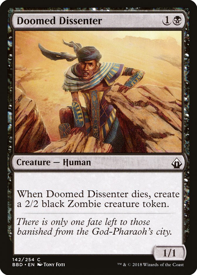 Doomed Dissenter [Battlebond] | Grognard Games