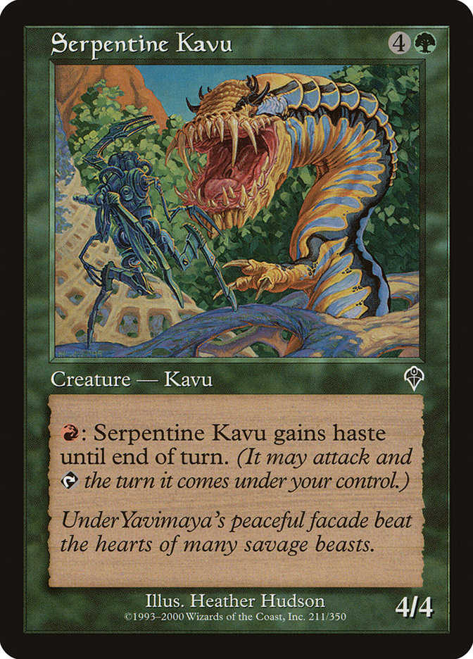 Serpentine Kavu [Invasion] | Grognard Games