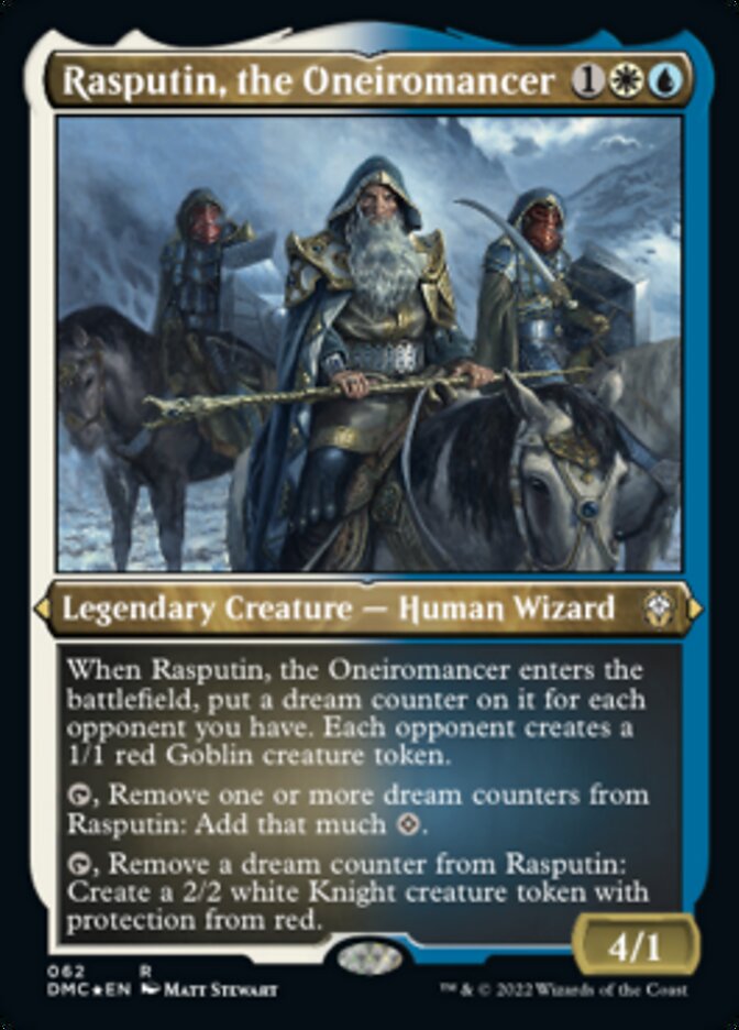 Rasputin, the Oneiromancer (Foil Etched) [Dominaria United Commander] | Grognard Games