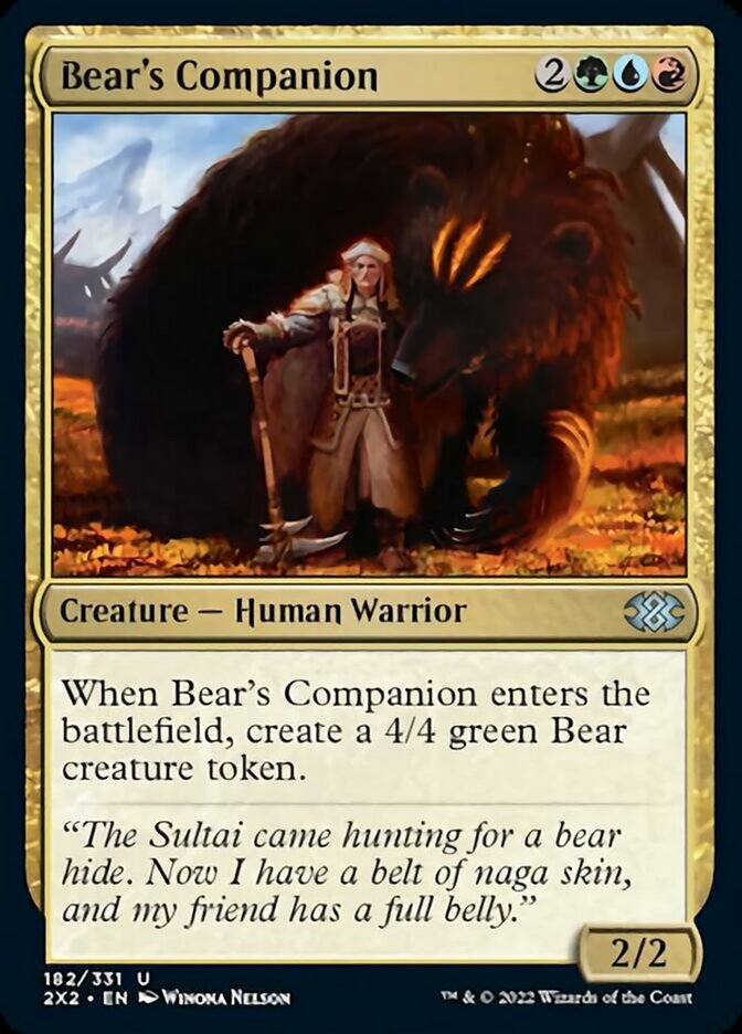 Bear's Companion [Double Masters 2022] | Grognard Games