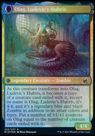 Ludevic, Necrogenius // Olag, Ludevic's Hubris [Innistrad: Midnight Hunt Prerelease Promos] | Grognard Games