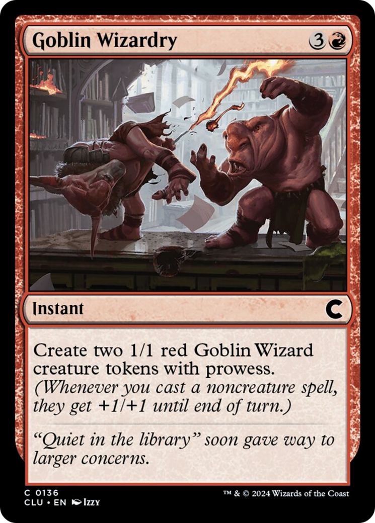 Goblin Wizardry [Ravnica: Clue Edition] | Grognard Games