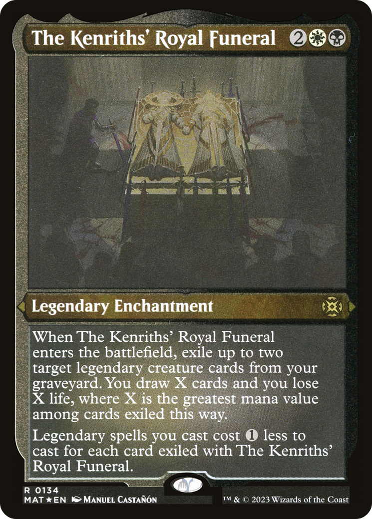 The Kenriths' Royal Funeral (Foil Etched) [March of the Machine: The Aftermath] | Grognard Games