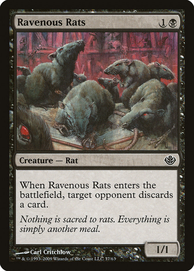 Ravenous Rats [Duel Decks: Garruk vs. Liliana] | Grognard Games