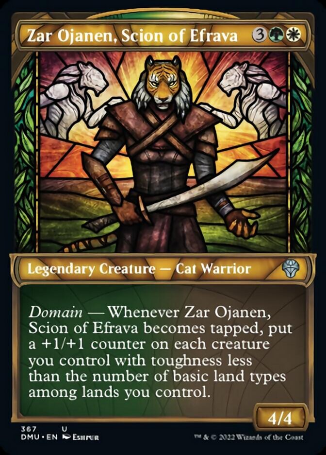 Zar Ojanen, Scion of Efrava (Showcase Textured) [Dominaria United] | Grognard Games